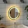 vidaXL LED Bathroom Mirror 40 cm Round