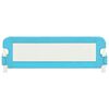 vidaXL Toddler Safety Bed Rail Blue 120x42 cm Polyester