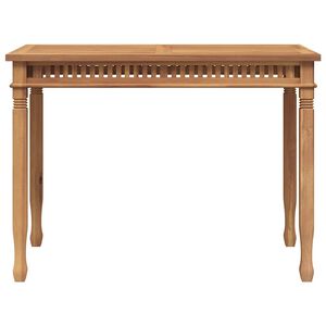 vidaXL Garden Dining Table 120x65x80 cm Solid Teak Wood