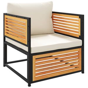 vidaXL Garden Chair with Cushions Solid Wood Acacia