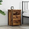 vidaXL Bedside Cabinet Brown 40 x 36 x 60 cm Solid Reclaim Wood
