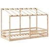 vidaXL Kids' Bed with Roof 80x200 cm Solid Wood Pine