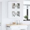 vidaXL Kitchen Cabinet 2 pcs White 60 x 31 x 40 cm Engineered Wood