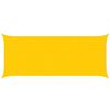 vidaXL Sun Shade Sail Yellow 6 x 2.5 m 100% Polyester Oxford