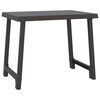 vidaXL Camping Table Anthracite 79x56x64 cm PP Wooden Look