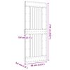 vidaXL Door NARVIK Natural 85 x 210 cm Solid Pine Wood