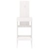 vidaXL Bar Stools 2 pcs White 40x42x120 cm Solid Wood Pine