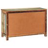 vidaXL Reclaimed Cupboard Solid Wood Vintage with 3 Drawers 3 Doors