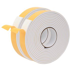 vidaXL Self-adhesive Foam Tape 2 pcs White 30mm x 5m CR Foam