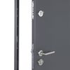vidaXL Front Door Anthracite 100x200 cm Aluminium