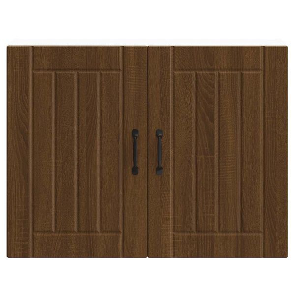 vidaXL Kitchen Wall Cabinet Lucca Brown Oak Engineered Wood