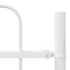 vidaXL Garden Fence 5 pcs White 8.5 x 1.5 m Powder-coated Steel