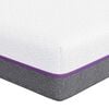 vidaXL Mattress White and Grey 140 x 190 cm Memory Foam