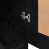 vidaXL Wardrobe Black Oak 82.5 x 51.5 x 180 cm Engineered Wood