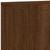 vidaXL 5 Piece TV Wall Units Brown Oak Engineered Wood
