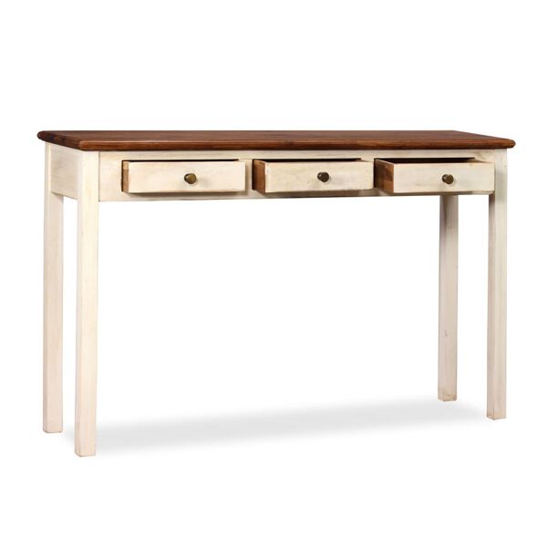vidaXL Console Table Solid Acacia Mango Wood 120x30x76 cm