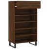 vidaXL Shoe Cabinet Brown Oak 60x35x105 cm Engineered Wood