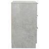vidaXL Bedside Cabinet Concrete Grey 40x36x65 cm
