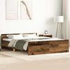 vidaXL Bed Frame without Mattress Old Wood 135x190cm Engineered Wood