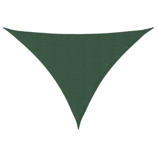 vidaXL Sunshade Sail Oxford Fabric Triangular 3x4x5 m Dark Green