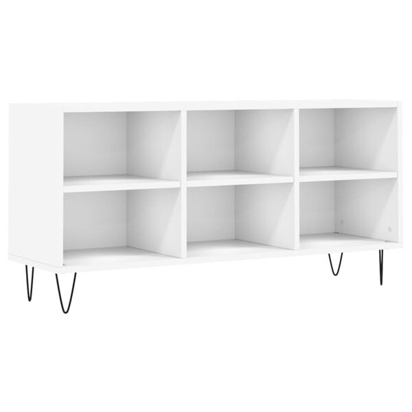 vidaXL TV Cabinet White 103.5x30x50 cm Engineered Wood