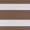 vidaXL Zebra Blind Brown 135x100 cm Fabric Width 130.9 cm Polyester