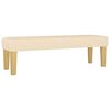 vidaXL Bench Cream 100 x 30 x 30 cm Fabric