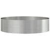 vidaXL Planter Ring Silver 80 x 80 x 20 cm Stainless Steel