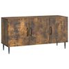 vidaXL TV Cabinet Smoked Oak 99 x 34.5 x 50 cm Engineered Wood