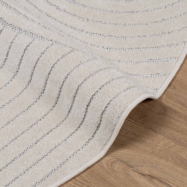 vidaXL Area Rugs Round Cream &Oslash; 200 CM