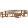 vidaXL Outdoor Sofa Set 7 pcs Natural Solid Acacia Wood