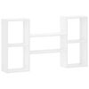 vidaXL Wall Shelf White 102 x 17 x 59 cm Engineered Wood