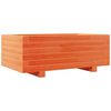 vidaXL Garden Planter Wax Brown 70x40x26.5 cm Solid Wood Pine