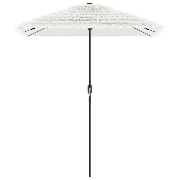 vidaXL Garden Parasol with Steel Pole White 300x200x250 cm