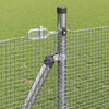 vidaXL Fence Post Silver 50 x 1 m (12 x 12 mm mesh) Steel