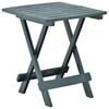 vidaXL Garden Table | Green | Plastic | 45 x 43 x 50 cm | Foldable