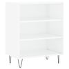 vidaXL Sideboard High Gloss White 57x35x70 cm Engineered Wood