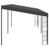 vidaXL Wall-mounted Gazebo 3x6 m Anthracite Fabric