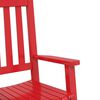 vidaXL Rocking Chairs for Children 2 pcs Red Solid Wood Poplar