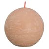 Bolsius Rustic Ball Candles Shine 6 pcs 76x71 mm Misty Pink