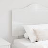 vidaXL Headboard with Headboard Gloss White 75 cm Engineered wood