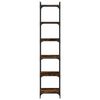 vidaXL Bookcase 6-Tier Smoked Oak 40x30x188 cm Engineered Wood