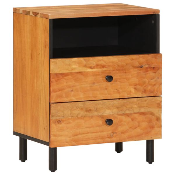 vidaXL Bedside Cabinet 50x33x60 cm Solid Wood Acacia