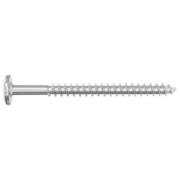 vidaXL Wood Screws 1900 pcs Silver Steel