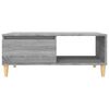vidaXL Coffee Table Grey Sonoma 90x50x36.5 cm Engineered Wood