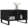 vidaXL Coffee Table Black 60x50x36.5 cm Engineered Wood