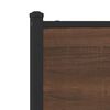 vidaXL Replace Headboard Brown Oak 75 cm Engineered Wood and Steel