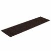vidaXL Stair Mats Self-adhesive 15 pcs 76x20 cm Dark Brown Rectangular