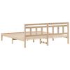 vidaXL Bed Frame Brown 180 x 200 cm Solid Pine Wood