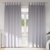 vidaXL Blackout Curtains with Rings 2 pcs Metal Grey 260 x 140 cm